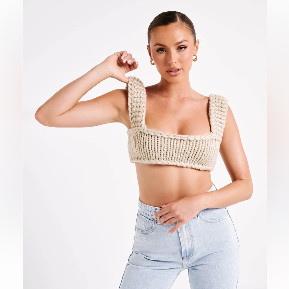 Meshki NINETTA Knit Bralette XS